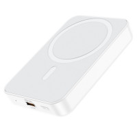 Зовнішній акумулятор BOROFONE BJ25 Plus Reach PD20W magnetic wireless fast charging power bank(10000mAh) White (Колір 7068) - фото № 2