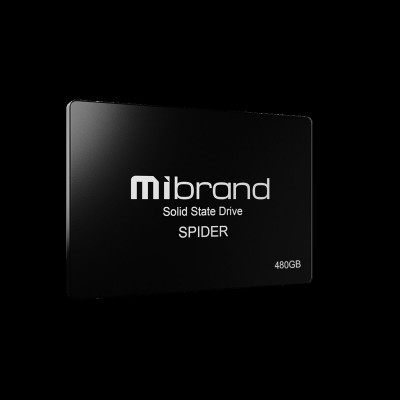 Твердотельный накопитель Mibrand Spider 480 ГБ 2,5 дюйма 7 мм SATAIII стандарт (MI2.5SSD/SP480GBST) - изображение 1
