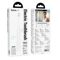 Електрична зубна щітка HOCO HP60 Wave electric toothbrush White (Колір Білий) - фото № 2
