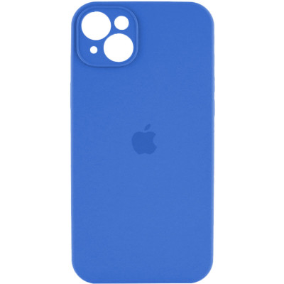 Чохол для смартфона Silicone Full Case AA Camera Protect for Apple iPhone 13 3,Royal Blue - изображение 1