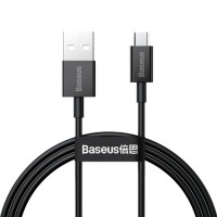 Кабель Baseus Superior Series Fast Charging Data Cable USB to Micro 2A 1m Black (Колір Черный), Атикул k14171 |  купить на VILKI.NET - фото № 1