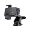 Автотримач для телефона HOCO H79 Vista push-type car holder (center console) Black Metal Gray (Black Metal Gray)- № 4