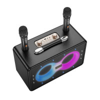 Портативна колонка HOCO HA8 Ave wireless dual-mic outdoor BT speaker Black  - фото № 3