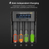 Зарядний пристрій ESSAGER Battery Charger with LED Indicator For 4 Display Black - изображение 3