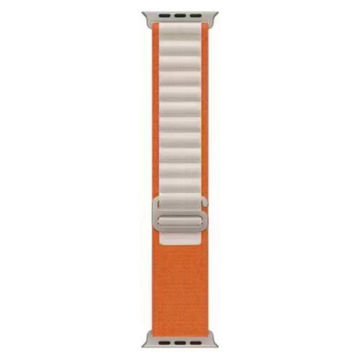 Ремінець для годинника Apple Watch Alpine Loop 42/44/45/49mm 9.Orange-White (Alpin42-9.Orange-White) - зображення 1