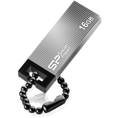Flash SiliconPower USB 2.0 Touch 835 16Gb Iron Gray no chain metal - изображение 1