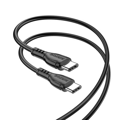 Кабель BOROFONE BX51 Triumph 60W зарядный кабель для передачи данных Type-C на Type-C Черный (BX51CCB) - изображение 2