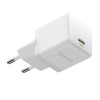 Мережевий зарядний пристрій Baseus Palm Fast Charger 1C 20W EU Moon White (with Baseus Mini White Cable USB-C to USB-C 60W (20V/3A) 1m Moon White) (Moon-White)- № 3