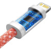 Кабель Baseus Dynamic Series Fast Charging Data Cable Type-C to iP 20W 2m Orange (Orange)- № 6