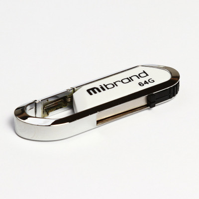 Flash Mibrand USB 2.0 Aligator 64Gb White - зображення 1