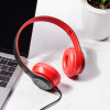 Навушники BOROFONE BO5 Star sound wired headphones Red (BO5R) - изображение 2