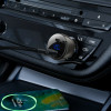 Автомобильное автомобильное зарядное устройство ACEFAST B10 металлическое 60Вт (USB-C + USB-C) с цифровым дисплеем Черный (AFB10) - изображение 5