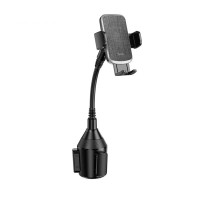Автотримач для телефона HOCO H63 Utmost push-type car mount(cup holder) Black (Колір 7073) - фото № 5