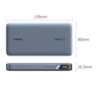 Зовнішній акумулятор UGREEN PB720 20000mAh PD 100W (Цвет Сірий) - фото № 5