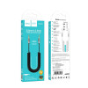 Аудiокабель HOCO UPA31 Cindy spring audio cable AUX 3m Black (7073)- № 2