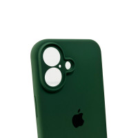 Чохол для смартфона Silicone Full Case AA Camera Protect for Apple iPhone 16 40,Atrovirens (Колір Atrovirens) - фото № 6