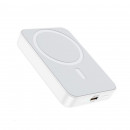 Зовнішній акумулятор BOROFONE BJ25 Plus Reach PD20W magnetic wireless fast charging power bank(10000mAh) White