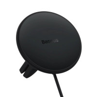 Автотримач для телефона з БЗП Basues CW01  Magnetic Wireless Charging Car Mount 40W Claw Edition Cluster Black (Колір 7073) - фото № 5