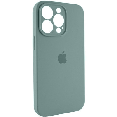 Чохол для смартфона Silicone Full Case AA Camera Protect for Apple iPhone 14 Pro Max 46,Pine Green - зображення 3