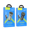 Автомобільний зарядний пристрій HOCO Z49A Level single port QC3.0 18W (Micro) Metal Gray (Metal Gray)- № 6