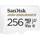 Карта пам'яті microSDXC (UHS-1 U3) SanDisk High Endurance 256Gb class 10 V30 (100Mb/s) (adapterSD)