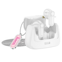 Бездротові навушники HOCO DES35 Dawn handbag BT headset White (Цвет Белый) - фото № 2