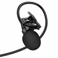 Мікрофон-петличка HOCO L14 3.5 Lavalier microphone Black (Цвет Черный) - фото № 2