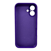 Чохол для смартфона Silicone Full Case AA Camera Protect for Apple iPhone 16 22,Dark Purple (Колір Dark-Purple) - фото № 3