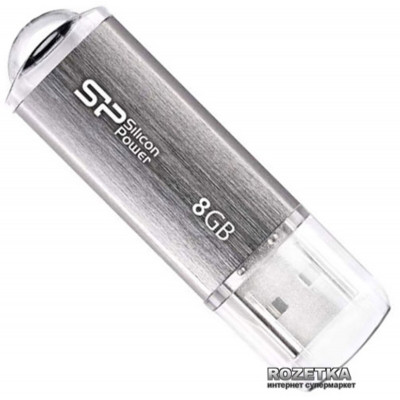 Flash SiliconPower USB 2.0 Ultima II - I series 8Gb Silver - зображення 2