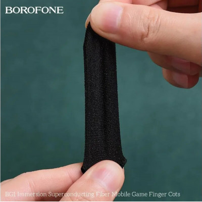 Напальчник ігровий BOROFONE BG1 Superconducting fiber mobile game finger cots(carbon fiber) (BG1B) - изображение 4