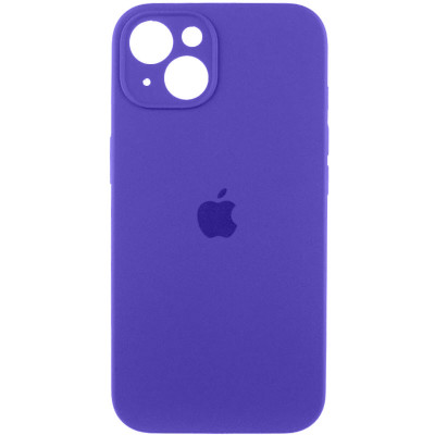 Чохол для смартфона Silicone Full Case AA Camera Protect for Apple iPhone 14 22,Dark Purple (FullAAi14-22) - изображение 1