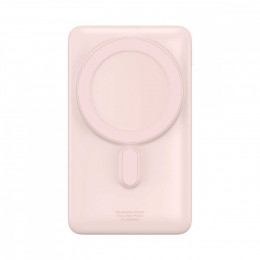 Зовнішній акумулятор Baseus Magnetic Bracket Wireless Fast Charge Power Bank 10000mAh 20W Pink (With cable Type-C to Type-C 60W（20V/3A)