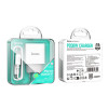 Мережевий зарядний пристрій HOCO C76A Pro Majestic single port PD30W charger set (Type-C to Type-C)(EU) White (Білий)- № 2