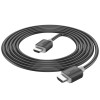 Кабель HOCO US08 HDTV 2.0 male-to-male 4K HD data cable(L=2M) Black (7073)- № 5