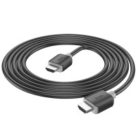 Кабель HOCO US08 HDTV 2.0 male-to-male 4K HD data cable(L=2M) Black (Цвет 7073) - фото № 5