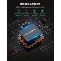 Зовнішня кишеня для накопичувача UGREEN CM321 USB-A to 2.5-Inch SATA Converter 50cm (UGR-70609)  - фото № 5