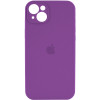 Чохол для смартфона Silicone Full Case AA Camera Protect for Apple iPhone 14 19,Purple