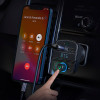 АЗП з FM-модулятором UGREEN CD229 FM&Bluetooth Transmitter&Car Charger + TF  Slot Black (Black)- № 6