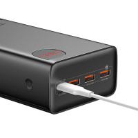 Зовнішній акумулятор Baseus Adaman Digital Display Fast Charge Power Bank 40000mAh 22.5W Black (Цвет Black) - фото № 5