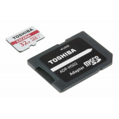 microSDHC (UHS-1 U3) Toshiba Exceria 32Gb class 10 (R90MB/s) (adapter SD) - изображение 3