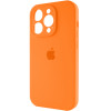 Чохол для смартфона Silicone Full Case AA Camera Protect for Apple iPhone 13 Pro Max 52,Orange (FullAAi13PM-52) - зображення 2