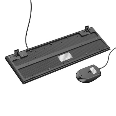 Миша + клавіатура BOROFONE BG6 Business keyboard and mouse set Black (BG6B) - изображение 3