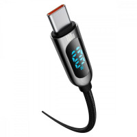 Кабель Baseus Display Fast Charging Data Cable Type-C to Type-C 100W 2m Black (Цвет Черный) - фото № 5
