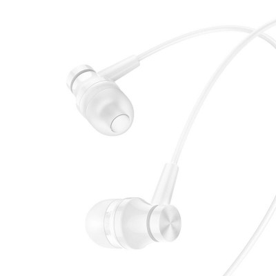Навушники BOROFONE BM67 Talent universal earphones with mis White (BM67W) - зображення 1