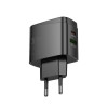 Мережевий зарядний пристрій HOCO CS63A Bright PD65W (1A1C) charger (EU) Black (7073)- № 6