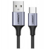 Кабель UGREEN US288 USB-A 2.0 to USB-C Cable Nickel Plating Aluminum Braid 1m (Black) (UGR-60126)  UGREEN - № 1