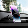 Автотримач для телефона HOCO H21 Dragon automatic clamp car holder(air outlet) Red Black (Red Black)- № 8