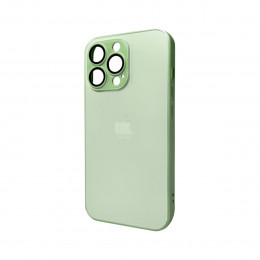 Чохол для смартфона AG Glass Matt Frame Color Logo for Apple iPhone 11 Pro Max Light Green