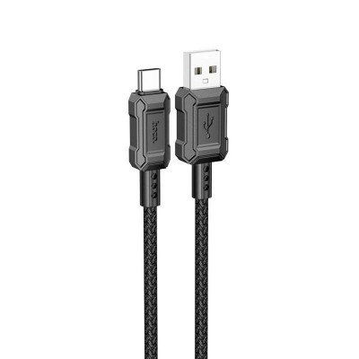 Кабель HOCO X94 Leader charging data cable Type-C Black (6931474794291) - зображення 1