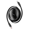 Кабель Baseus Free2Draw Mini Retractable Charging Cable Type-C to Type-C 100W 1m Cluster Black (Черный)- № 2